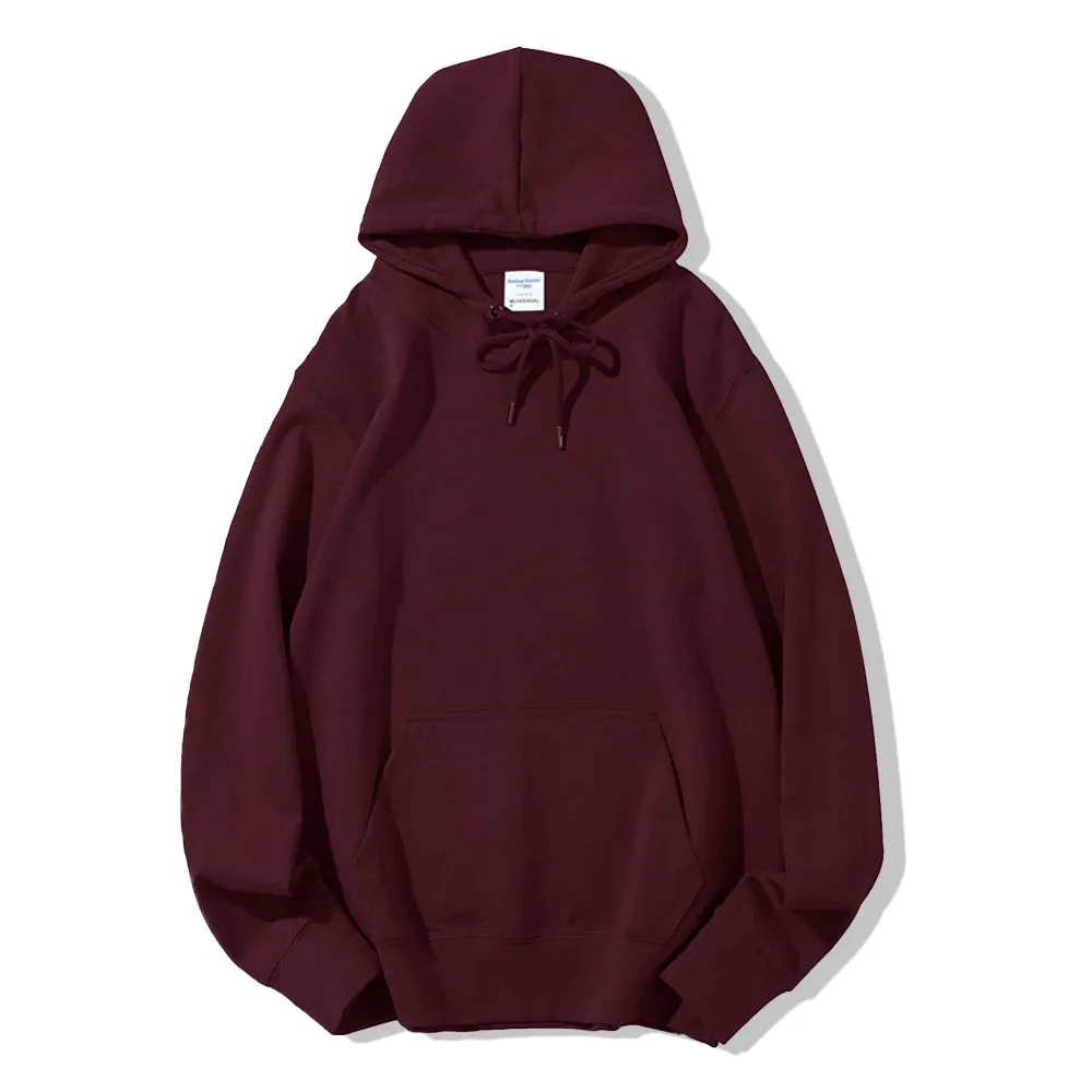 Mens Vintage Death Darkness Style Print Graphic Pullover With Kangaroo Pocket Hoodies