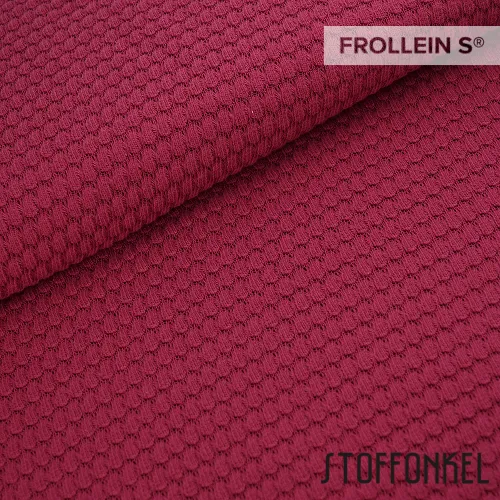 Organic Summer Jacquard - Bubbles - Berry