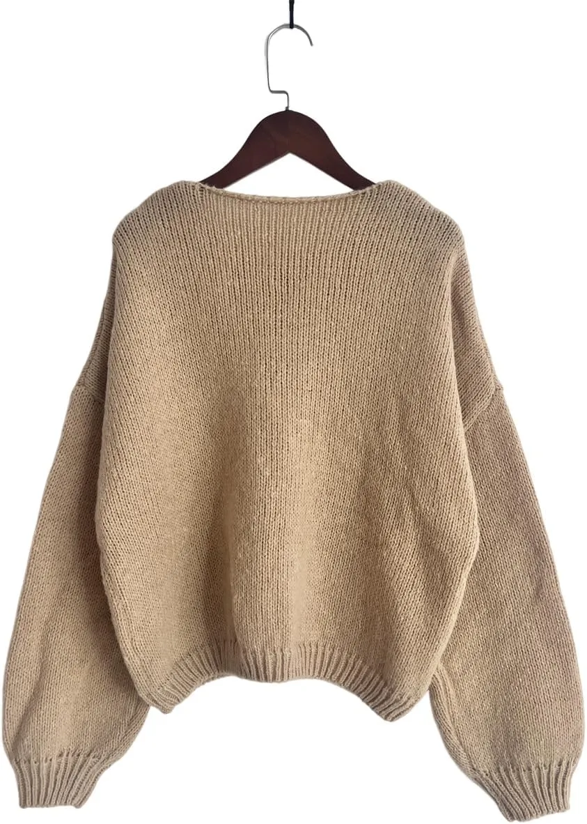 Women Tie Front Knitted Cardigan Y2k Open Front Knitwear Tops Long Sleeve Oversized Cardigan Sweater Trendy Streetwear